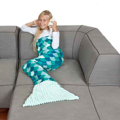 Kinderdecke »Meerjungfrau Decke für Mädchen und Frauen aus weichem Fleece. Weich und warm«, Kanguru