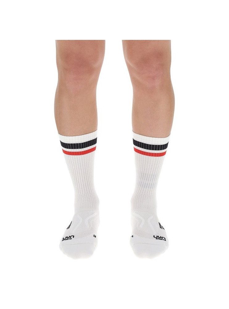 Tennissocken Crew weiss/schwarz Herren - 1 Paar