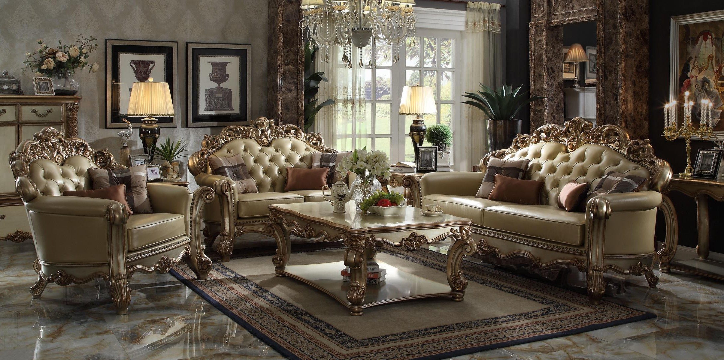 Xlmoebel Polstergarnitur Design Sofa Set 3+2+1 Sitzer Modern Luxus Couch Polster, (3-tlg), Made in Europa