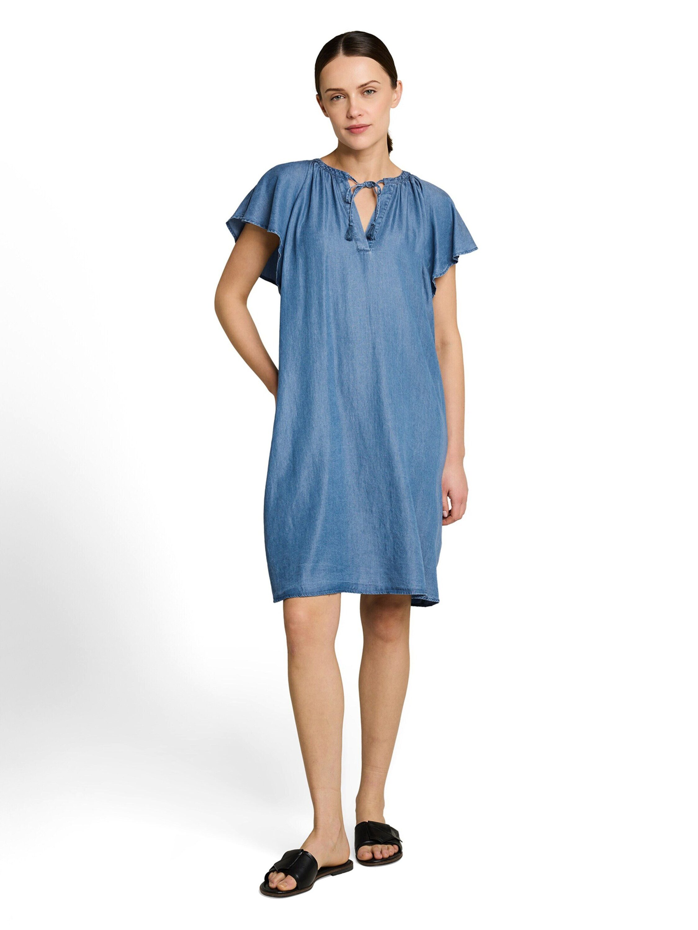 TOM TAILOR Sommerkleid (1-tlg) Drapiert/gerafft