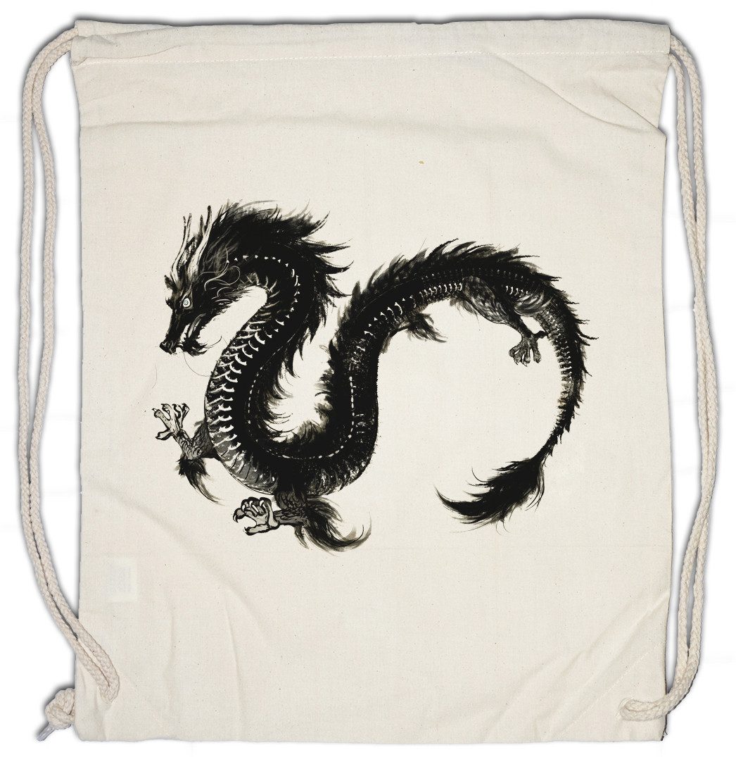 Urban Backwoods Turnbeutel Chinese Dragon III Turnbeutel Drache Fantasy Dungeons Tattoo Dragons (1-tlg), Drachen Monster Asia Japanese