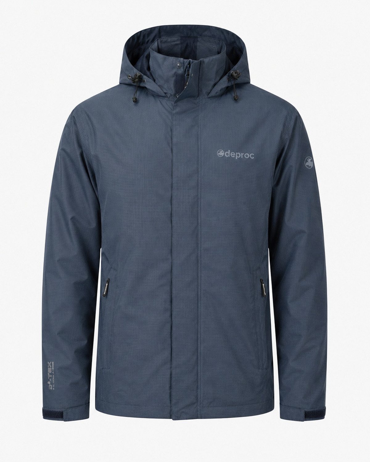 DEPROC Active Funktionsjacke LAVAL MEN II Outdoorjacke Wanderjacke Regenjacke abnehmbare Kapuze