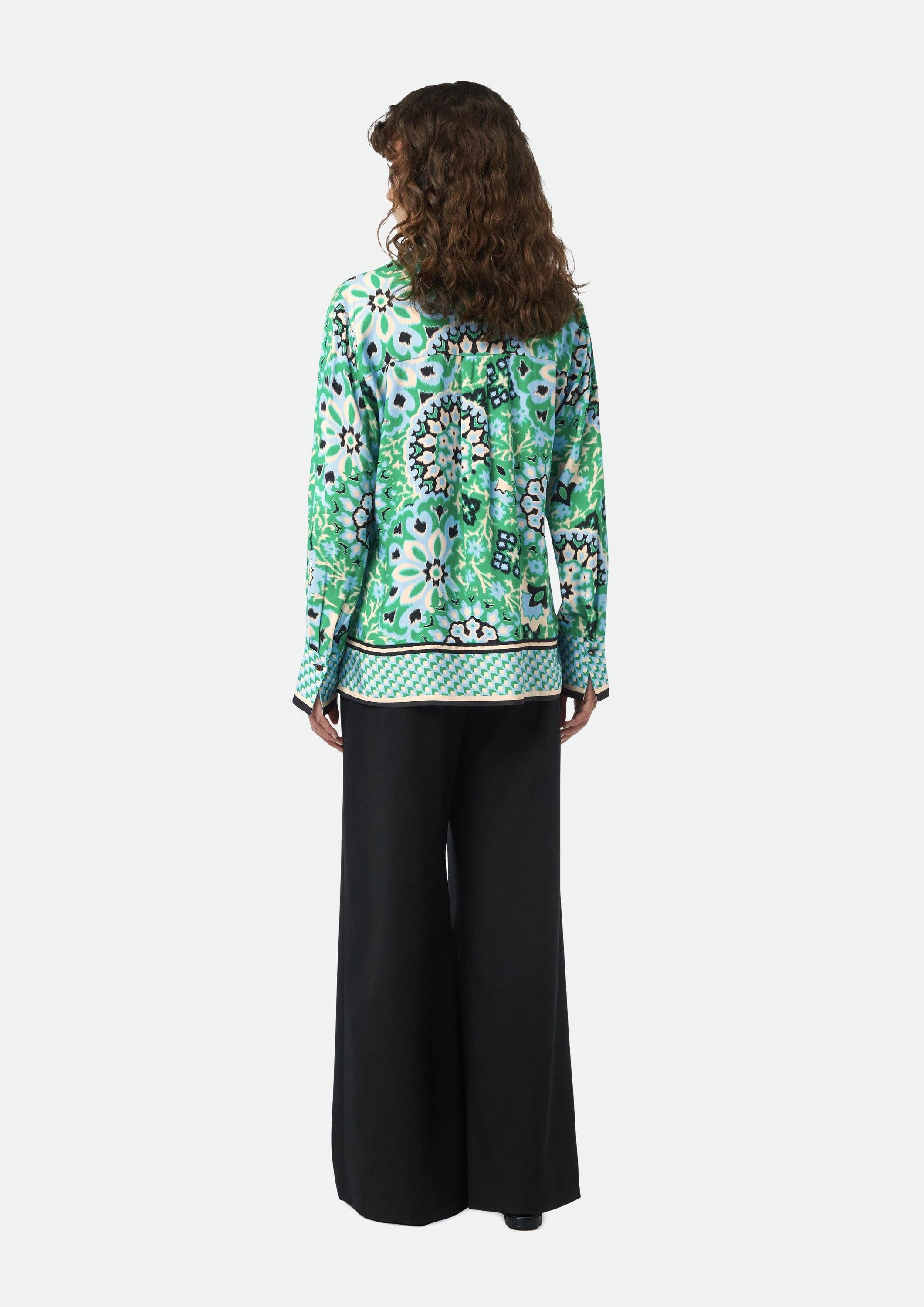 comma Langarmbluse Bluse (1-tlg)