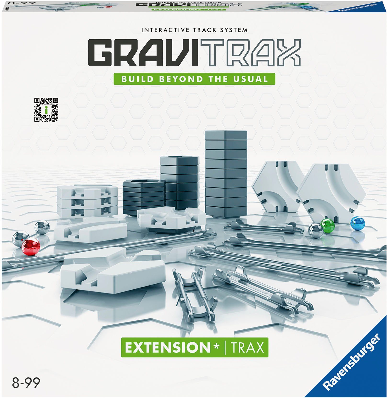 Ravensburger Kugelbahn-Bausatz GraviTrax Extension Trax, Made in Europe; FSC®- schützt Wald - weltweit