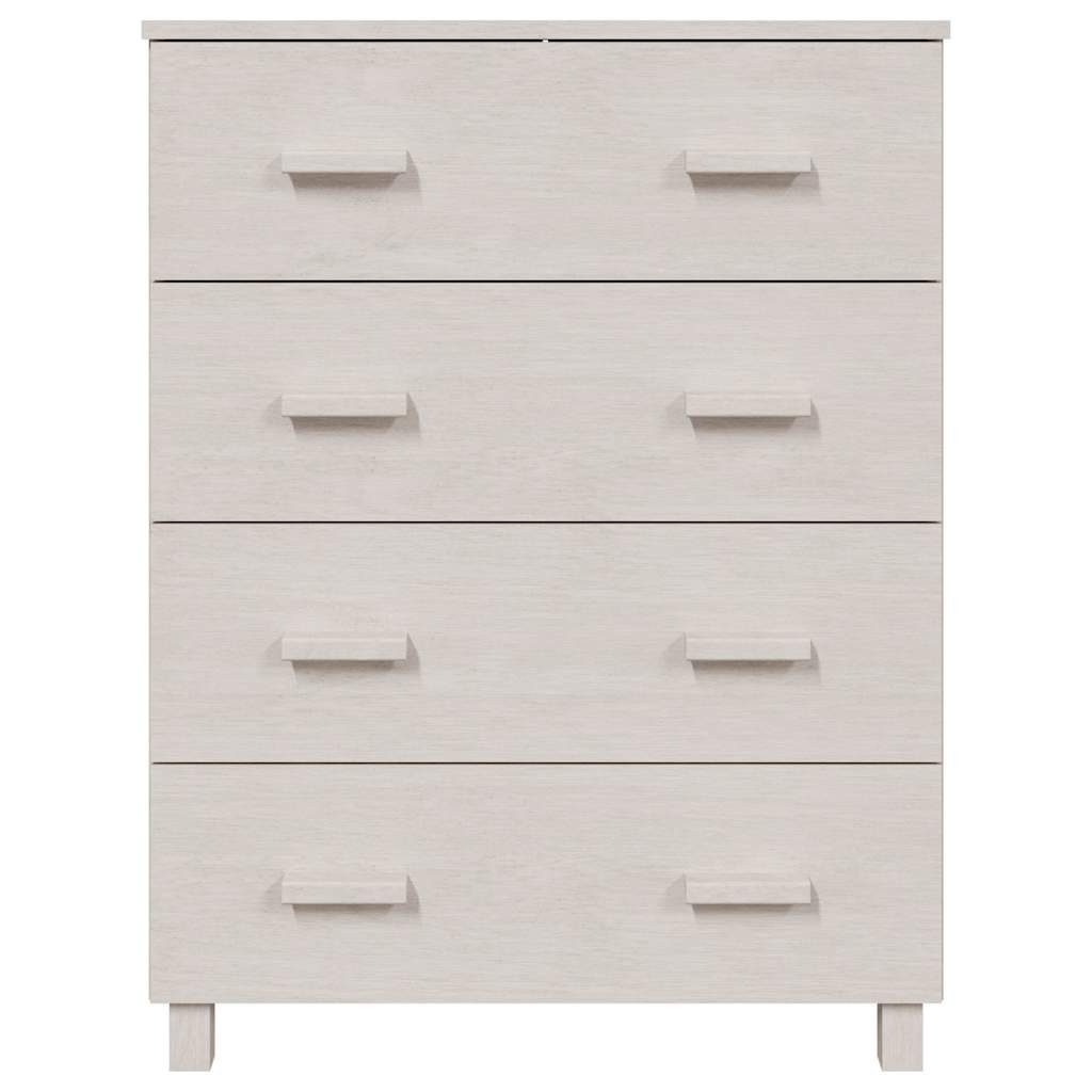 vidaXL Sideboard Sideboard HAMAR Weiß 79x40x103,5 cm Massivholz Kiefer (1 St)