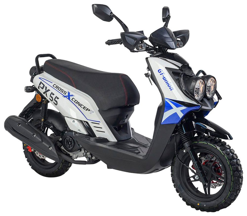 GT UNION Motorroller PX55 Cross Conzept 45, 49,6 ccm, 45 km/h, Euro 5, Luftgekühlter Motor