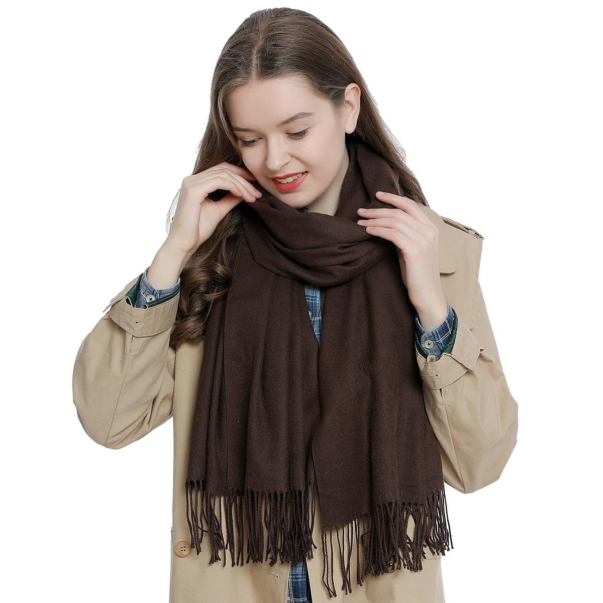Schal Damen Schal einfarbig 185 x günstig online kaufen