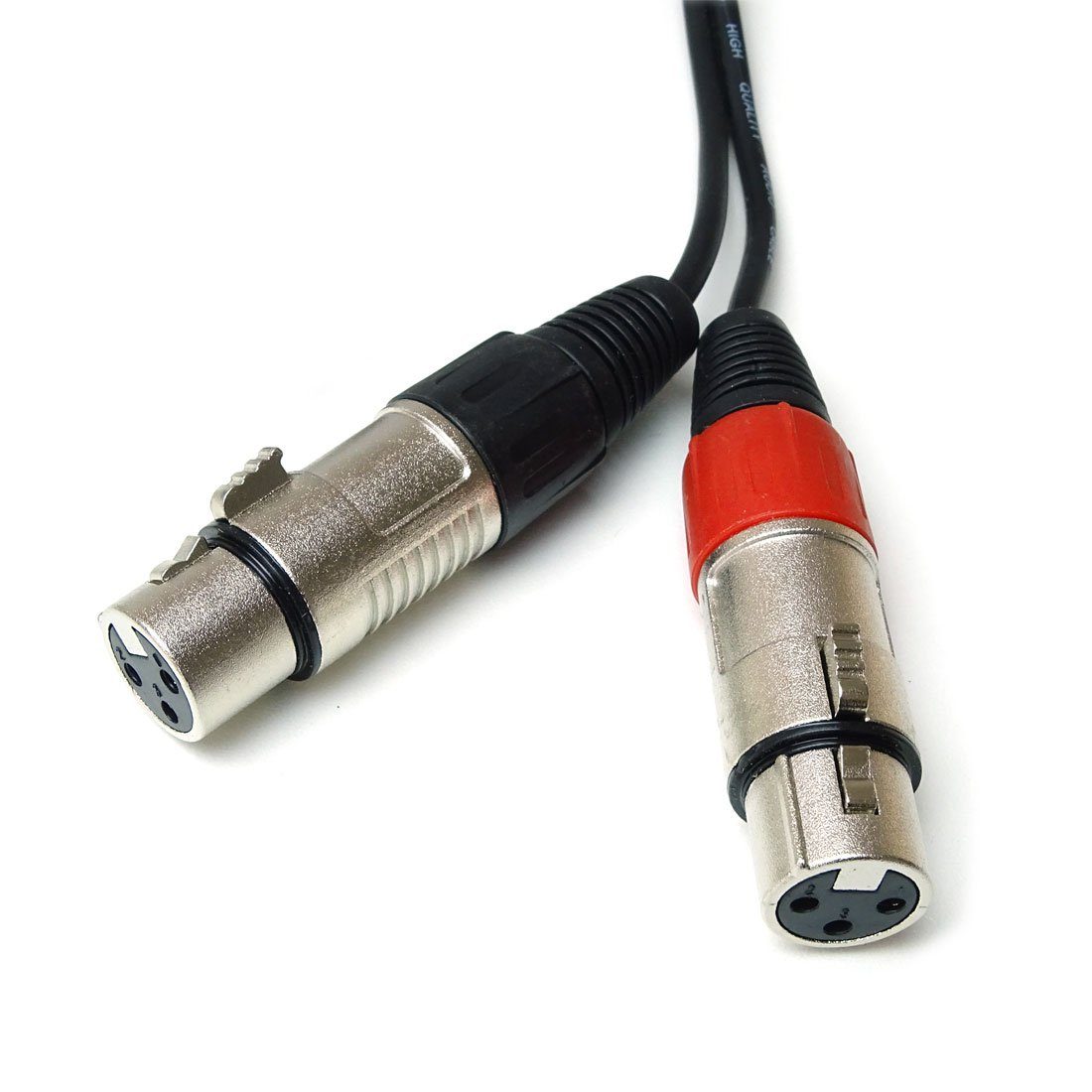 Stagg Stagg Twin-Kabel 2x Cinch RCA zu 2x XLR Buchse 60cm Audio-Kabel, 2 Cinch (RCA) Steckern auf 2 XLR-Buchsen