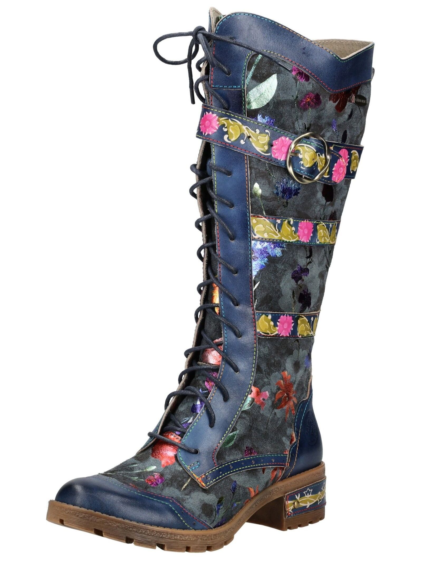 LAURA VITA LAURA VITA Stiefel Leder/Textil Schnürstiefel günstig online kaufen