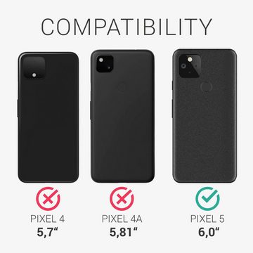 kwmobile Handyhülle Hülle für Google Pixel 5, Hülle Silikon gummiert - Handyhülle - Handy Case Cover