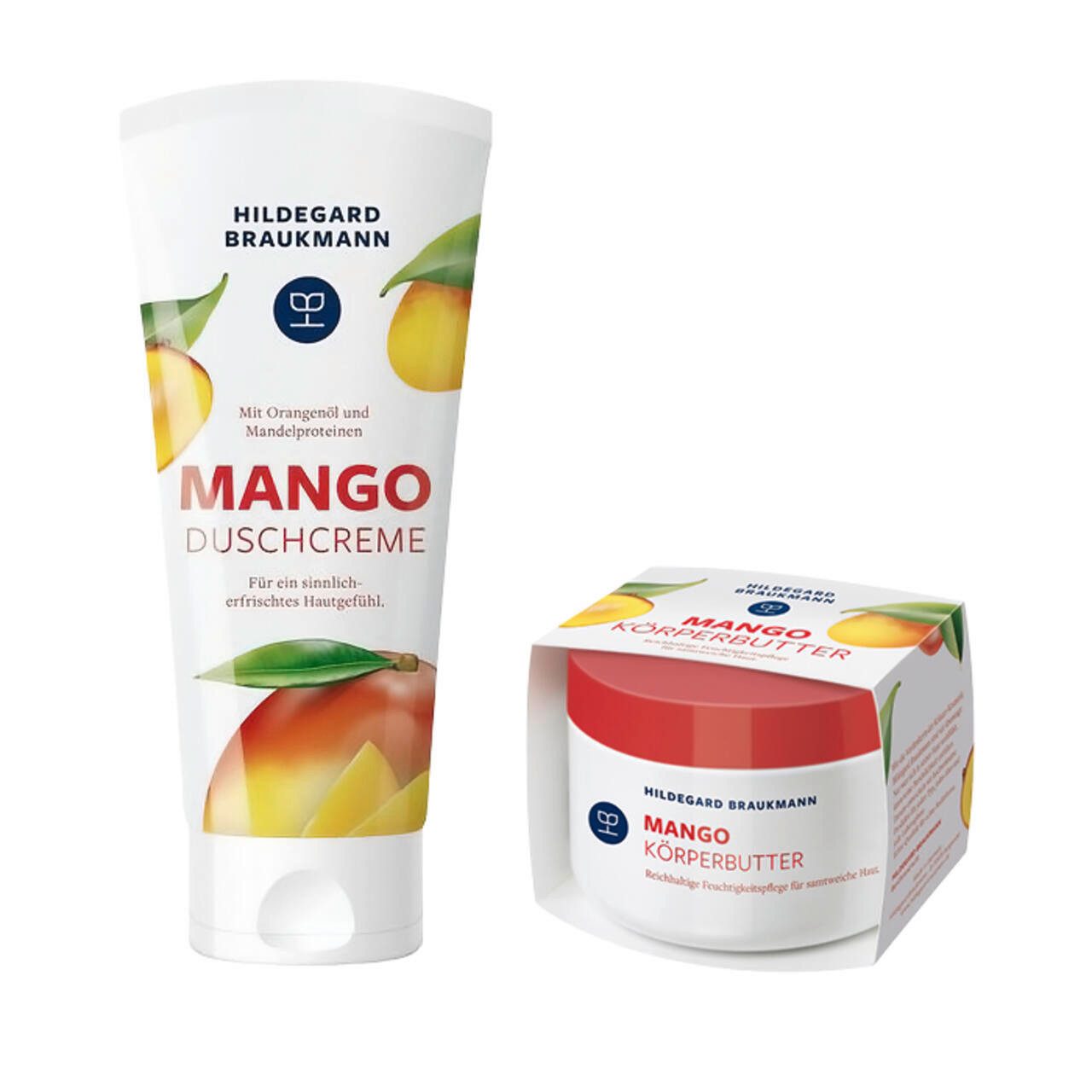 Hildegard Braukmann Körperpflegemittel Bundle Mango Körperbutter + Mango Duschcrme, vegan