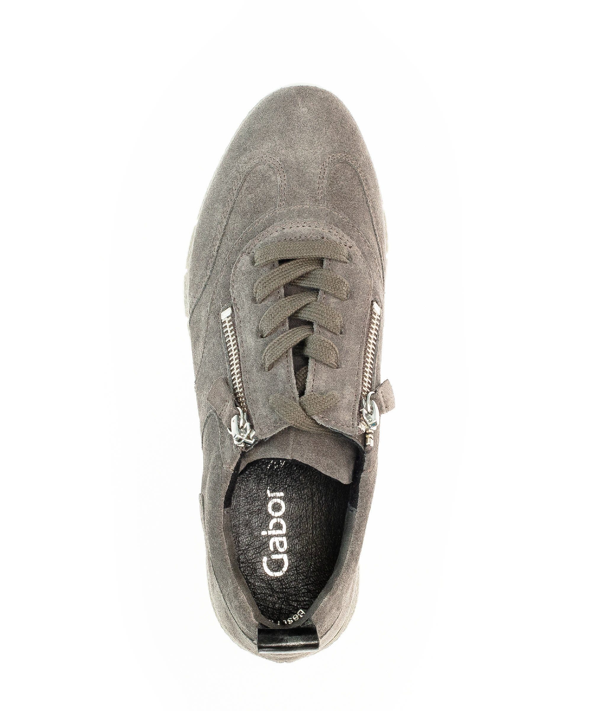 Gabor Sneaker (wallaby/antiksilber Braun 19) 93.471.19 /