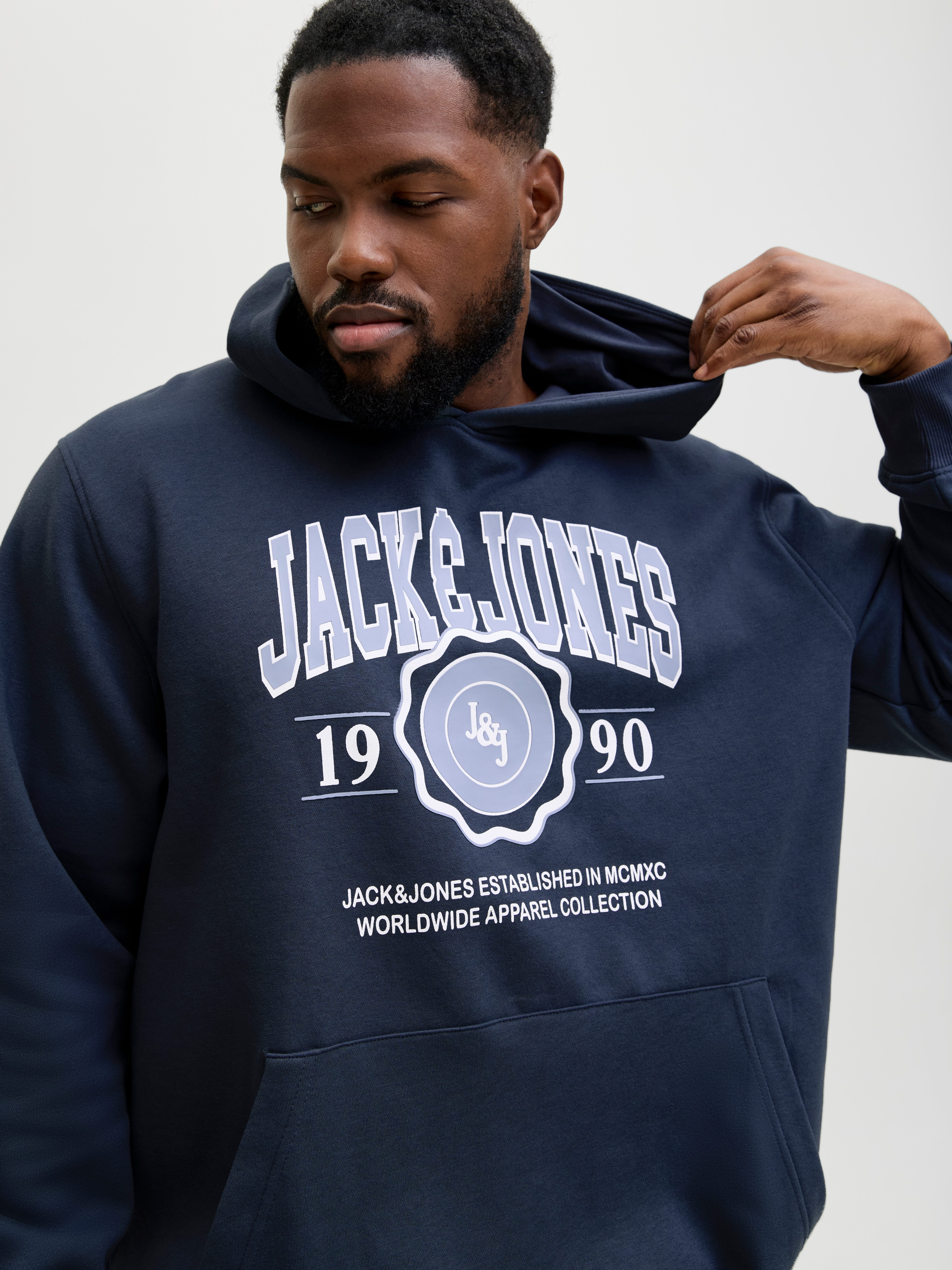 Jack & Jones PlusSize Kapuzensweatshirt JJMAKO günstig online kaufen