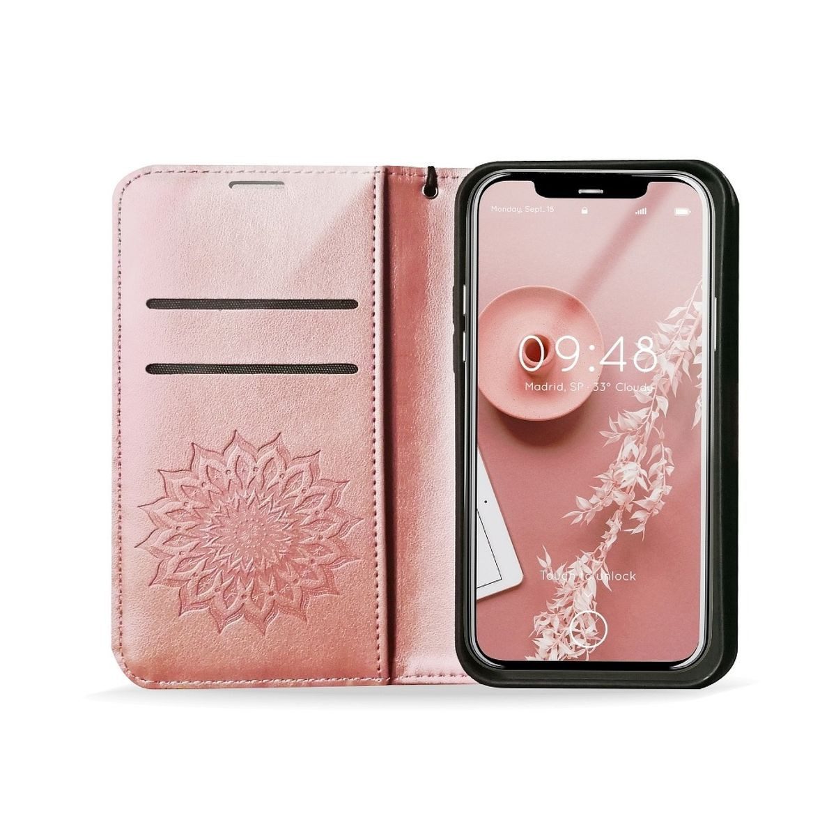König Design Handyhülle Samsung Galaxy A42 5G, Schutzhülle Schutztasche Case Cover Etuis Wallet Klapptasche Bookstyle