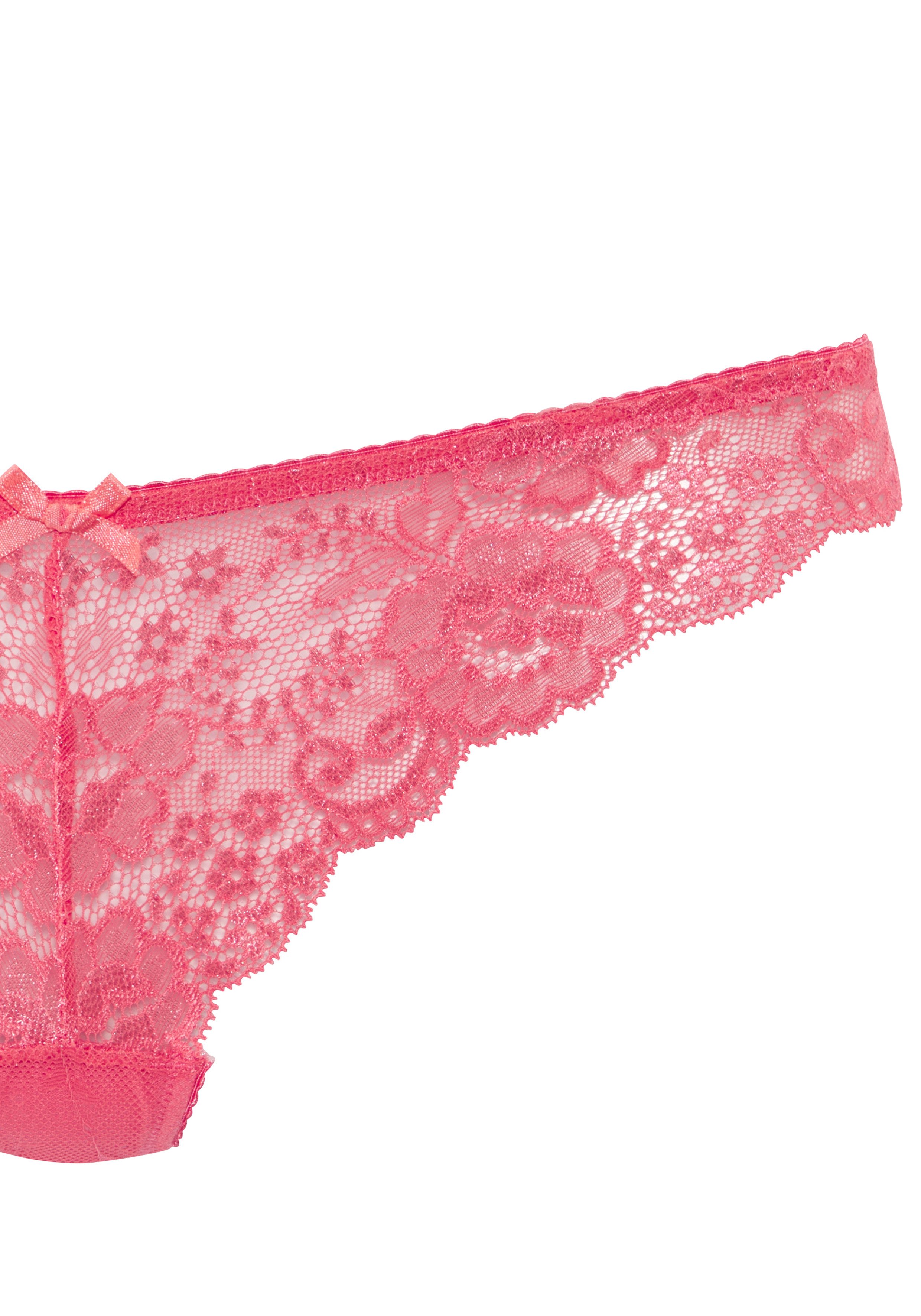 LASCANA String aus schöner Vollspitze und Schleife – Bild 2 von 4