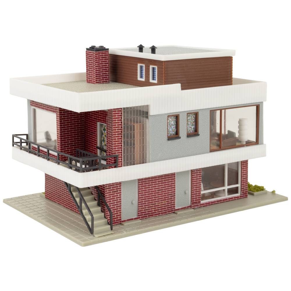 Modelleisenbahn-Gebäude H0 B-257 Modernes Haus mit Flachdach