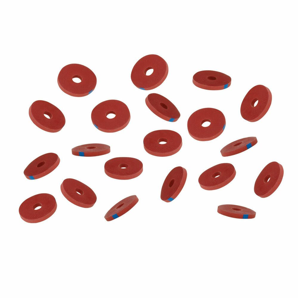 WESTMARK Flaschenverschluss 20 Flaschenscheiben/Gummi-Dichtungen für Bügelflaschen, ø 25 mm / ø, Made in Germany, BPA-frei