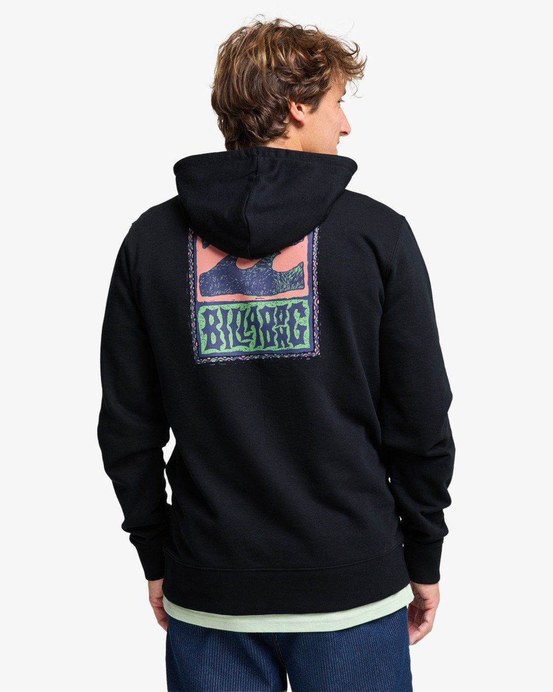Billabong Kapuzensweatshirt STAMP PO aus Baumwolle und Polyester, für Erwachsene, in den Größen S bis XXL