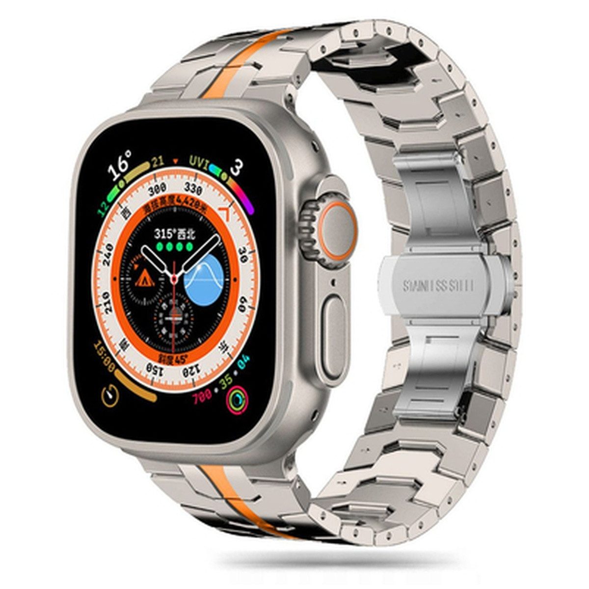 TECH PROTECT Smartwatch-Armband Tech-Protect Stainless Line Armband Apple Watch 4-9 SE Ultra 42-49mm