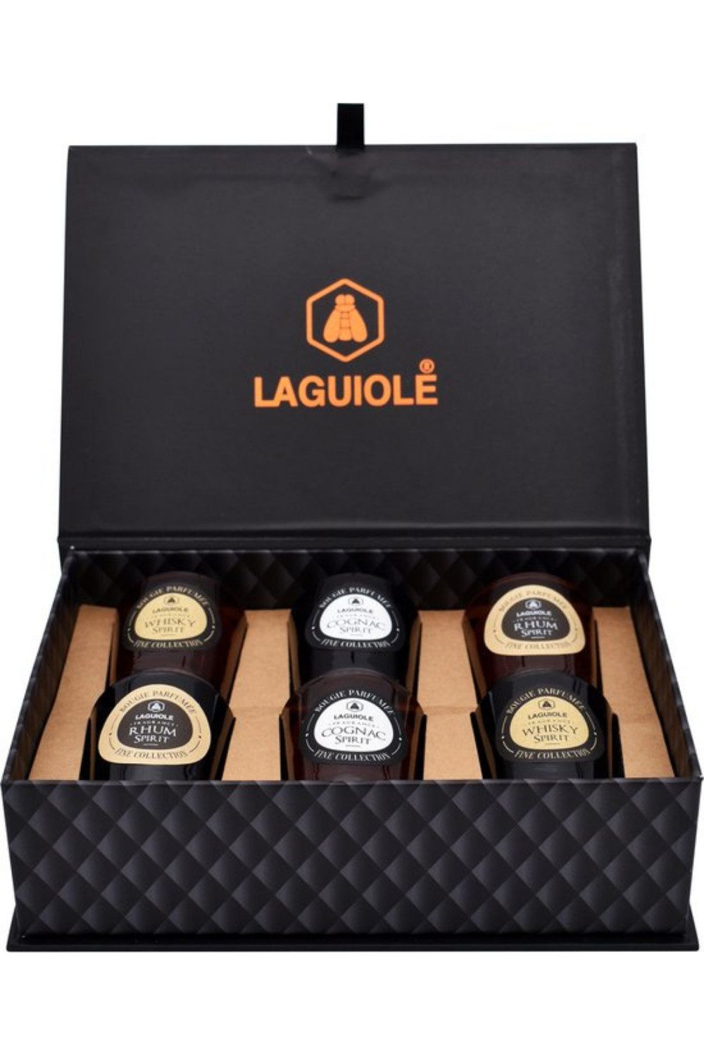 Brise Home Duftkerze Laguiole Duftkerze Set Honig Amber mit Feuerzeug Coffr günstig online kaufen