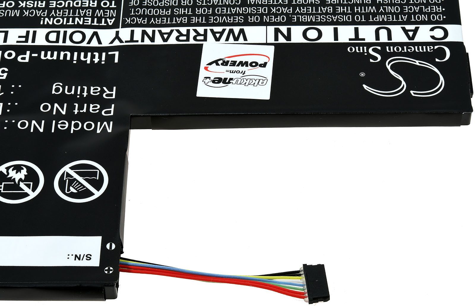 Powery Akku für Lenovo IdeaPad 330S-15IKB(81F500C5GE) Laptop-Akku 4500 mAh (11.4 V)