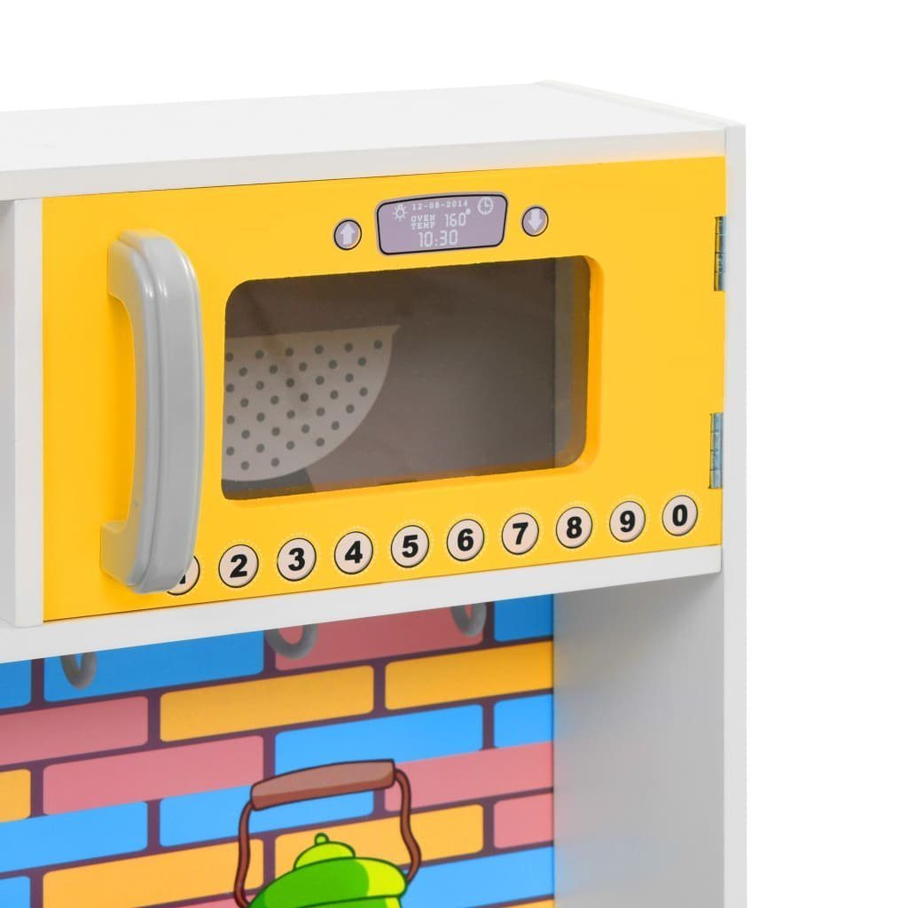 Spielzeugküche Kinder-Küchenset 80 85 Herd MDF Mädchen 30 Kühlschrank Kinderküche x c x vidaXL