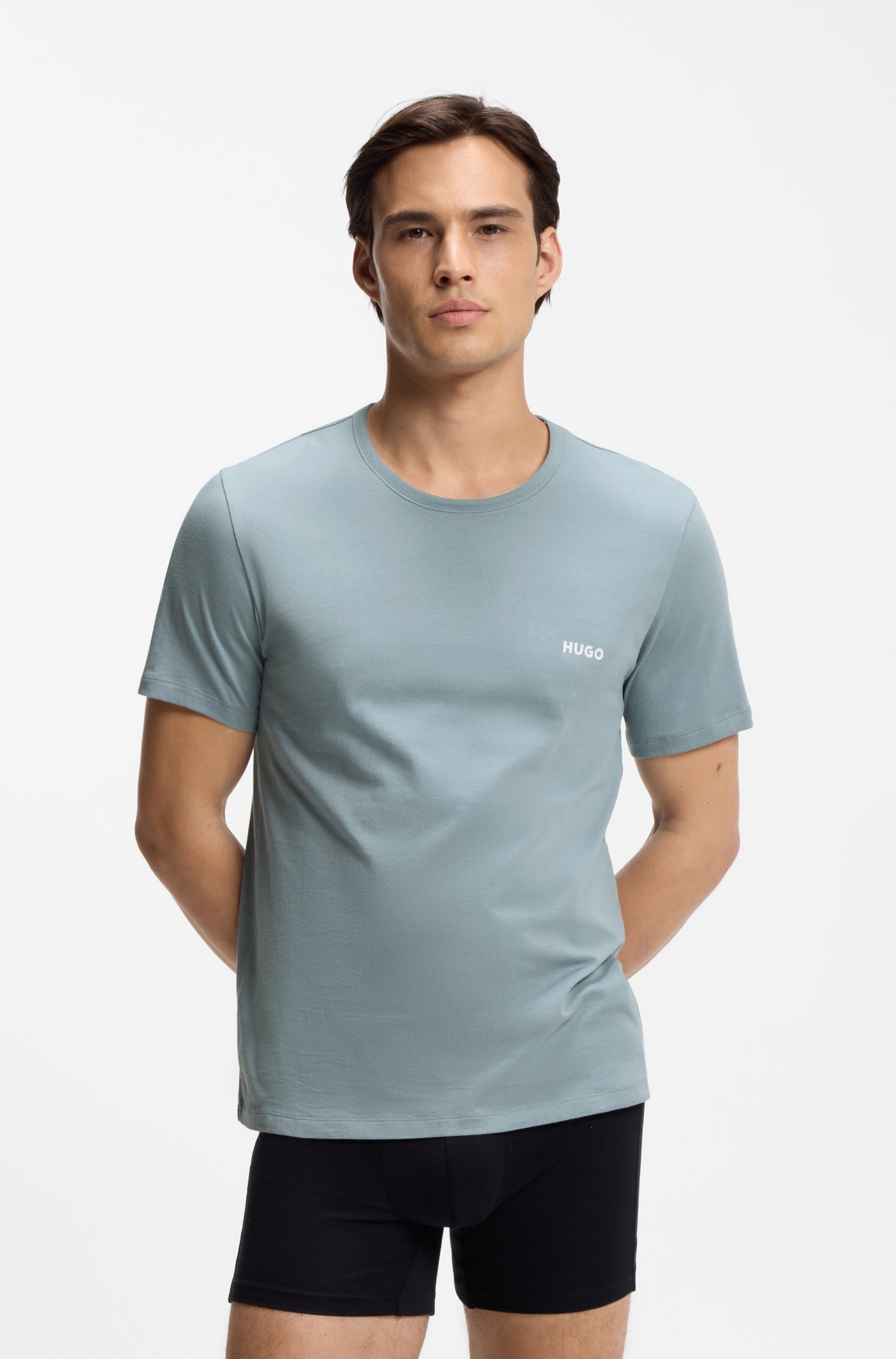 HUGO T-Shirt RN TRIPL (Packung, 3-tlg) mit Rundhalsausschnitt