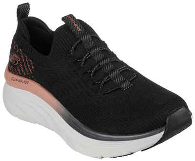 Skechers D'LUX WALKER - LET IT GLOW Slip-On Sneaker mit Gummizug zum Schlupfen