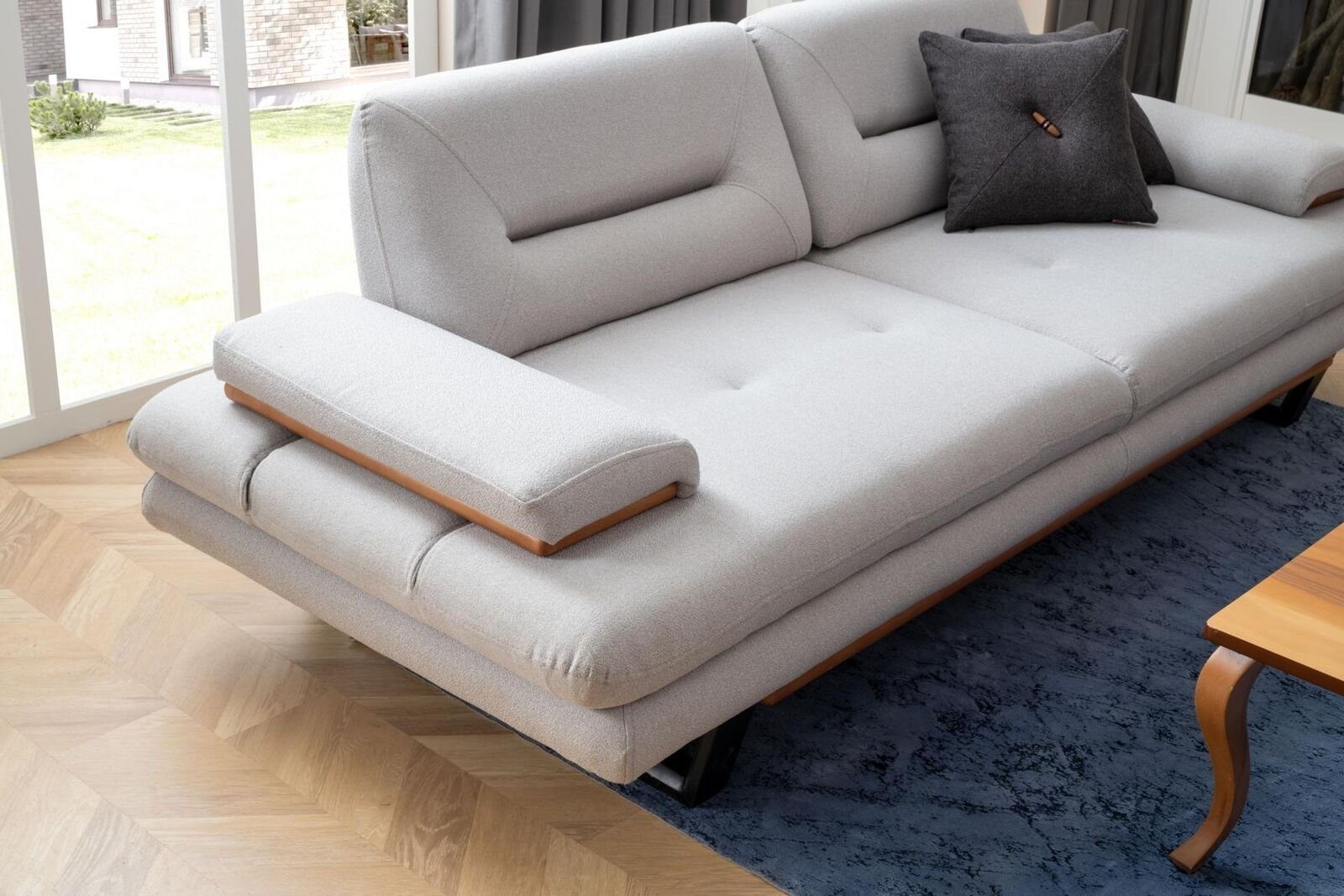 Couchen, 238cm 3 1 Wohnzimmer 3-Sitzer JVmoebel in Sofa Luxus Sitzer Möbel Teile, Europa Designer Made