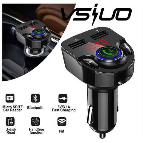 VSIUO USB-Ladegerät (Autozubehör für GPS Geräte, USB Stick, USB Anschluss)