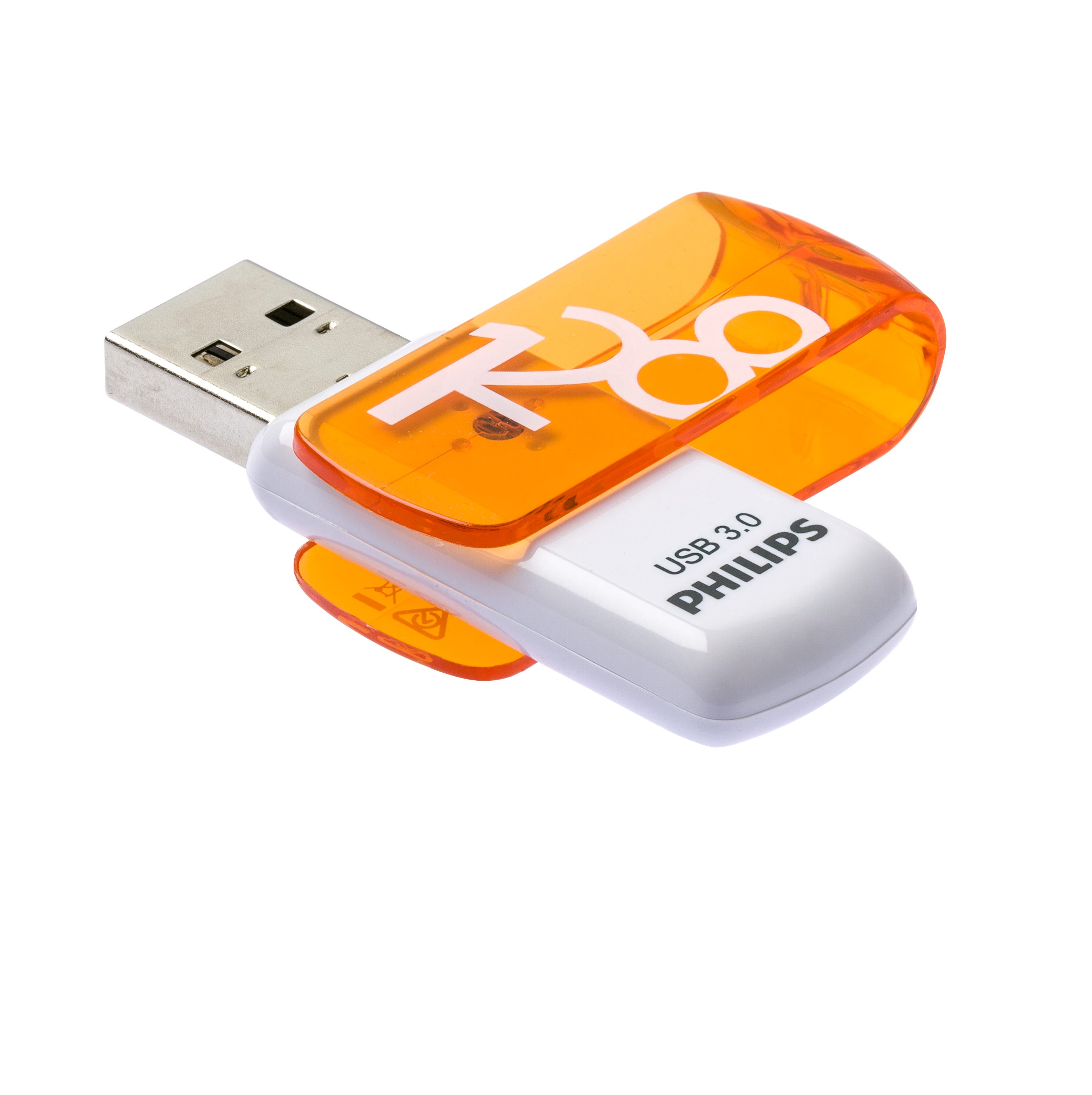 Philips FM12FD00B/00 USB-Stick (USB 3.0, Lesegeschwindigkeit 100,00 MB/s, Sunrise Orange®, 128 GB, USB 3.0, LED, 1-Pack)