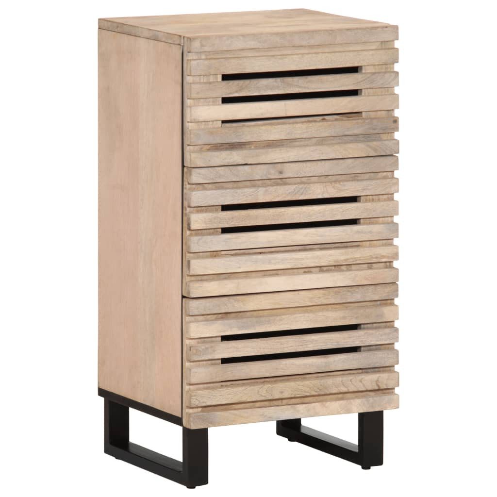 vidaXL Fächerschrank Sideboard 40x34x75 cm Massivholz günstig online kaufen