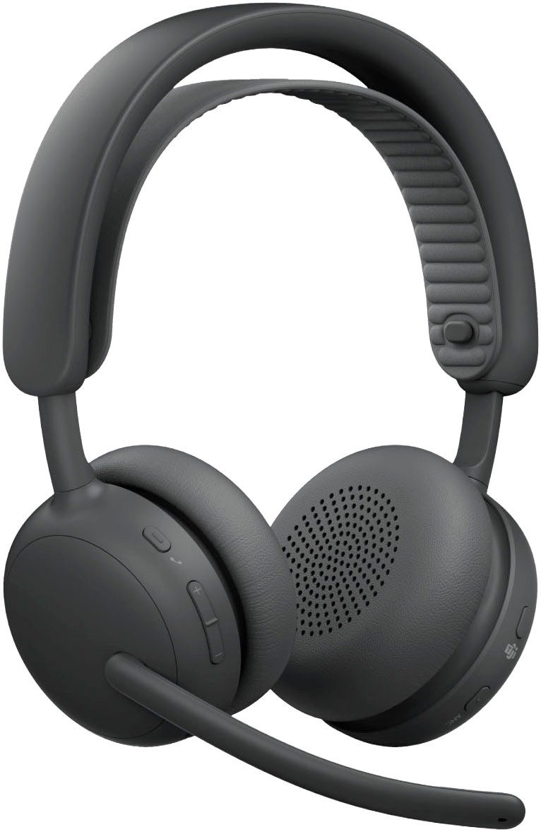 Logitech Zone Wireless 2 ES for Business (UC Version) Wireless-Headset (Active Noise Cancelling (ANC), Audio-Chat-Funktionen, integrierte Steuerung für Anrufe und Musik, A2DP Bluetooth, Bluetooth, SPP, HFP, HSP, AVRCP Bluetooth)