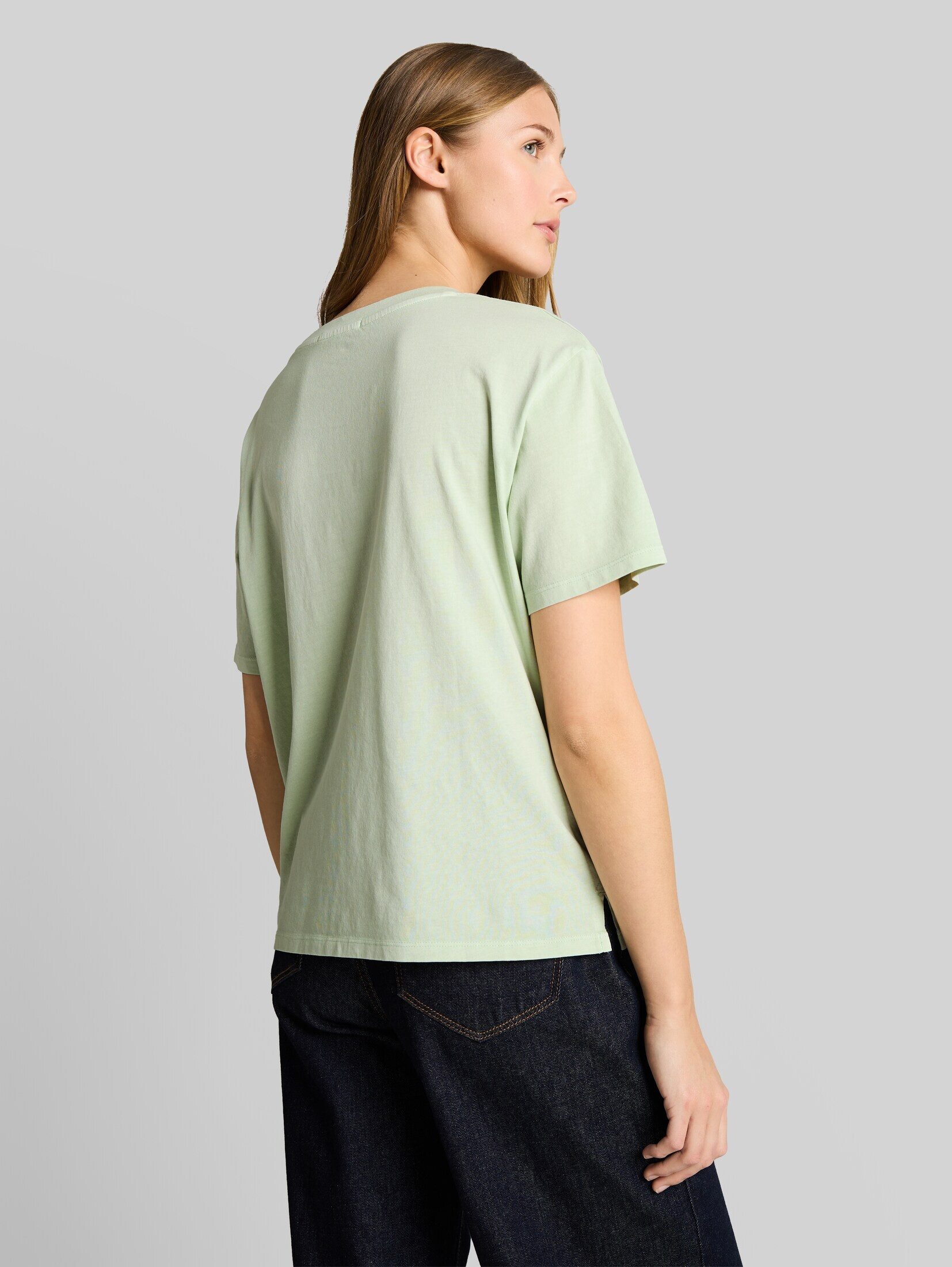 TOM TAILOR Denim T-Shirt T-Shirt Boxy Fit T-Shirt mit Brusttasche