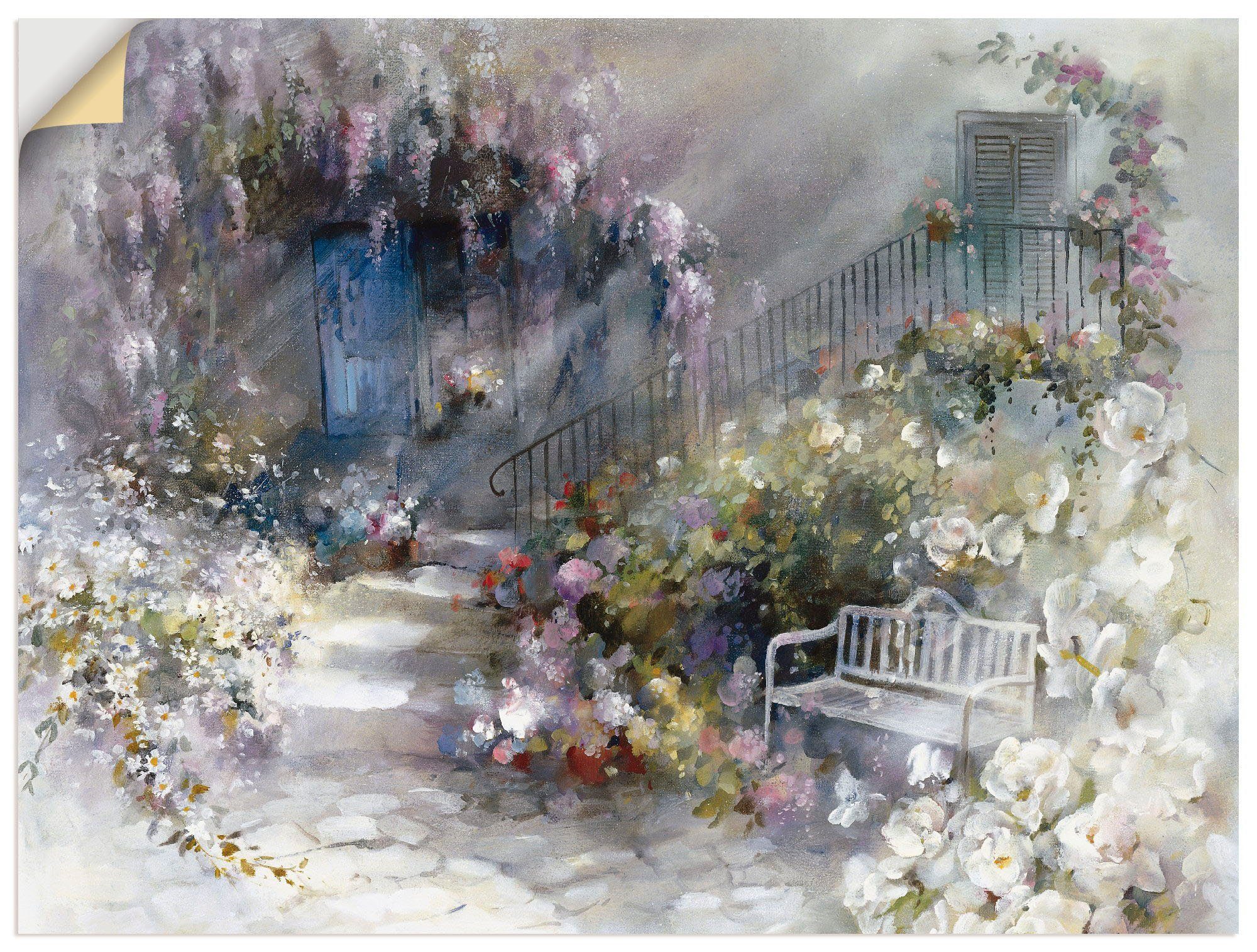 Artland Wandbild Wortlos, Garten (1 St), günstig online kaufen