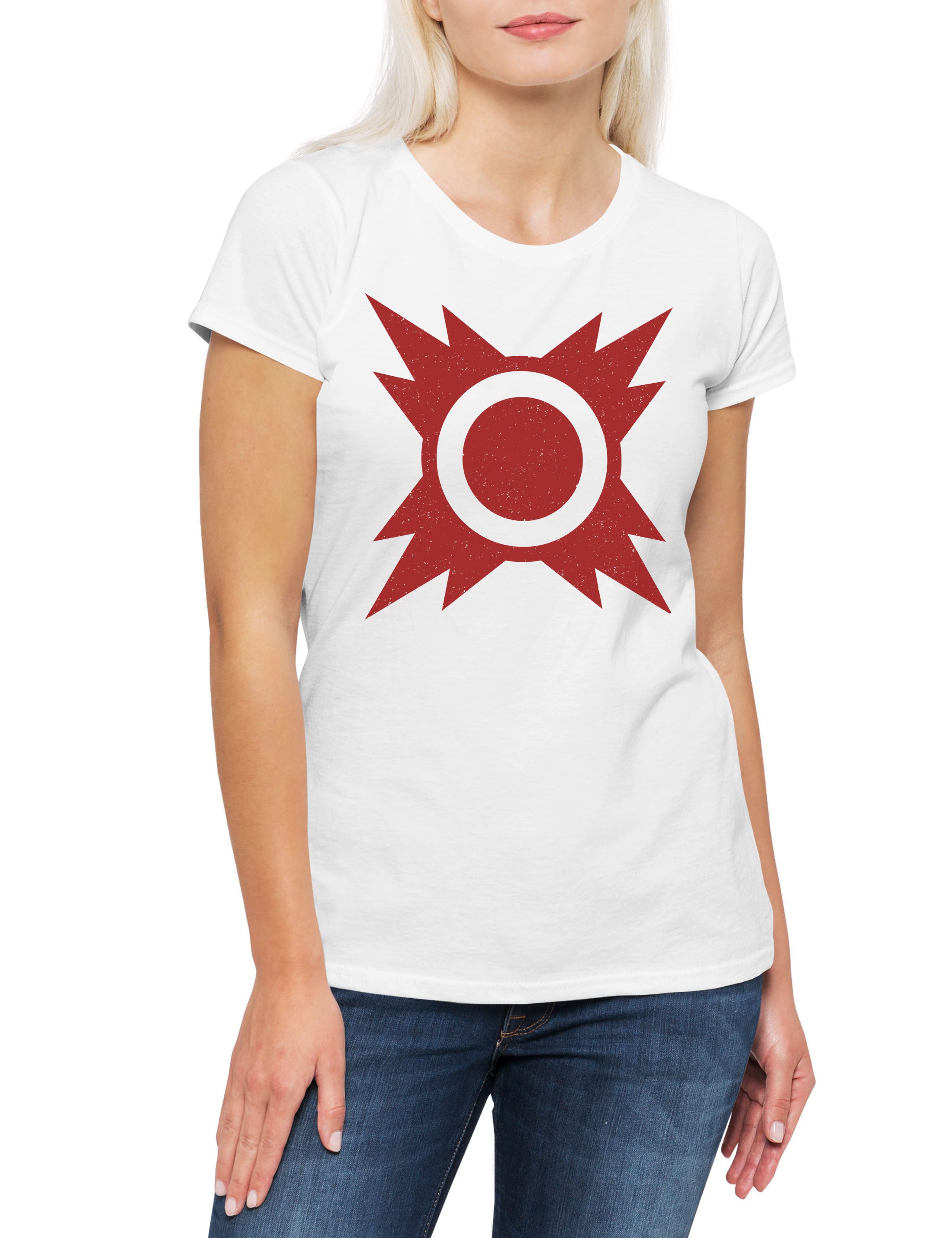 Print-Shirt Dark Star Order Emblem Damen T-Shirt Krieg Sith Side Imperium Wars