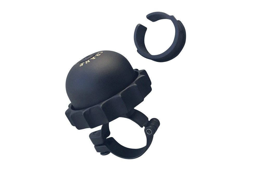 Crane Bell Co Fahrradklingel E-NE "Revolver Bell", Drehklingel, all black