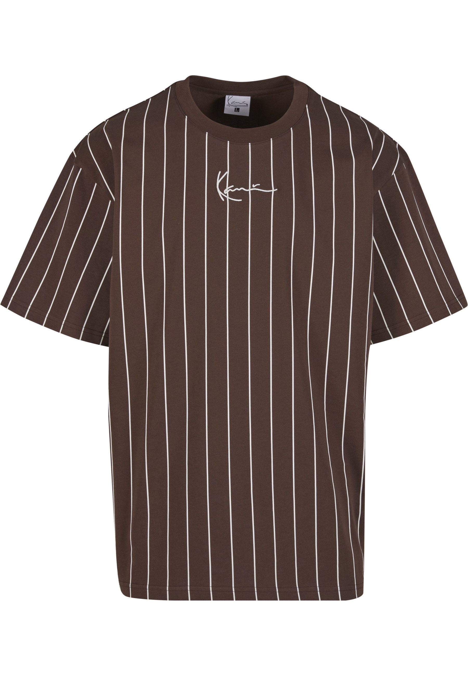 Karl Kani T-Shirt Karl Kani Small Signature Essential Pinstripe Tee (1-tlg)