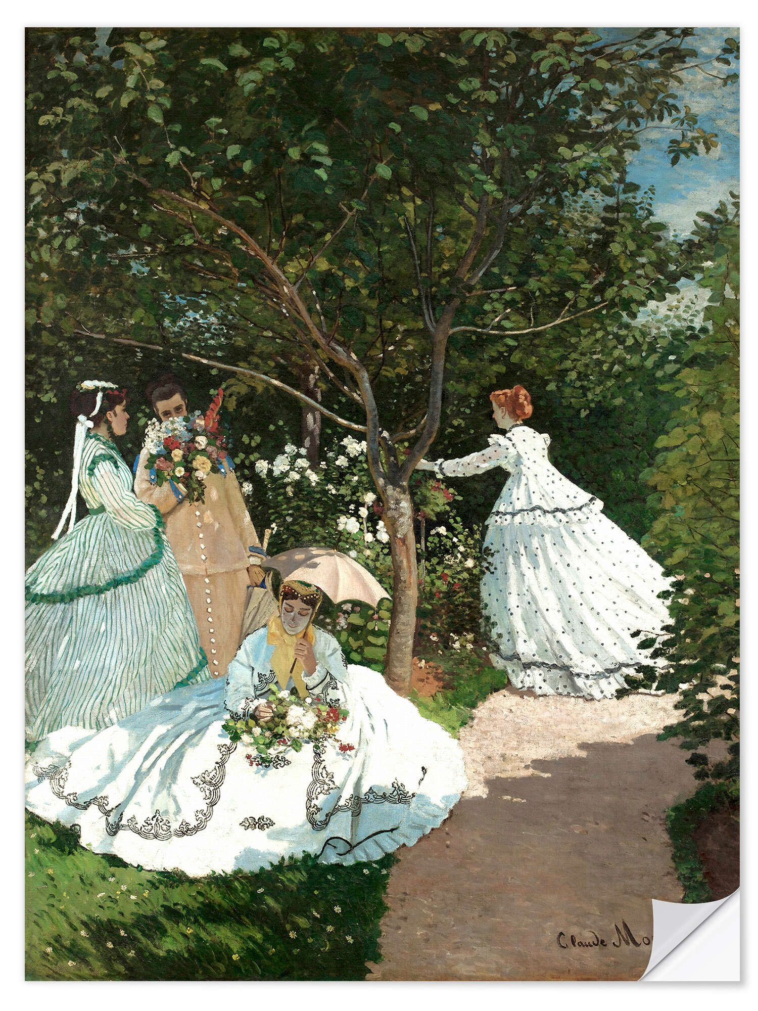 Wandfolie Claude Monet