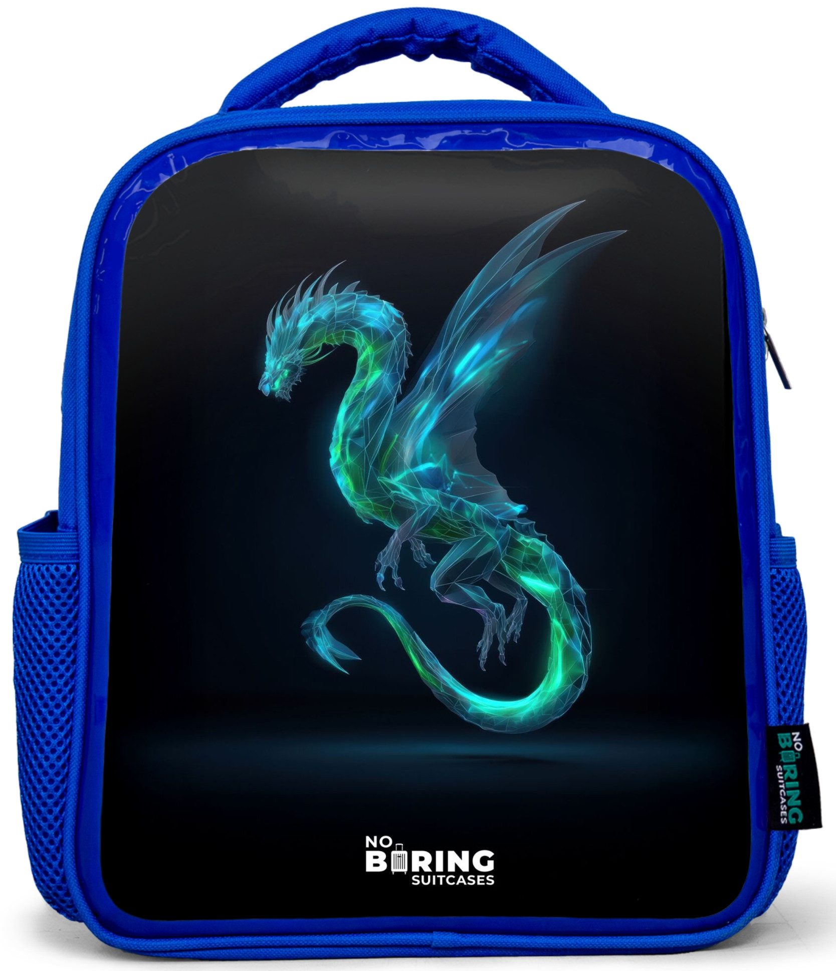 Rucksack Blau - Legendärer Cyber-Drache
