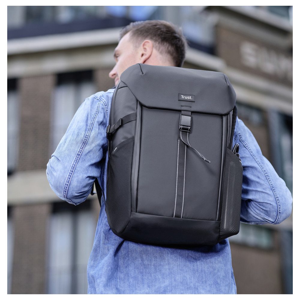Trust Laptoprucksack Trust Reisetasche Jersey Passend für maximal: 43,2 cm (17) Grau