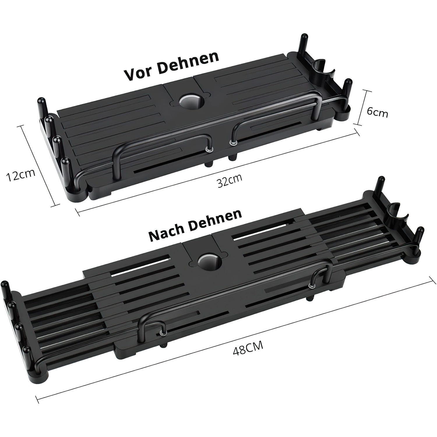 SURFOU Duschablage Ohne Bohren Duschablage Zum Hängen Dusche Halterung, Abl günstig online kaufen