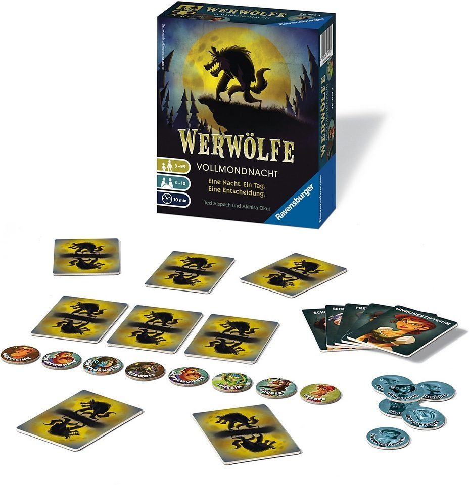 Ravensburger Spiel Werwölfe Vollmondnacht, Made in Europe