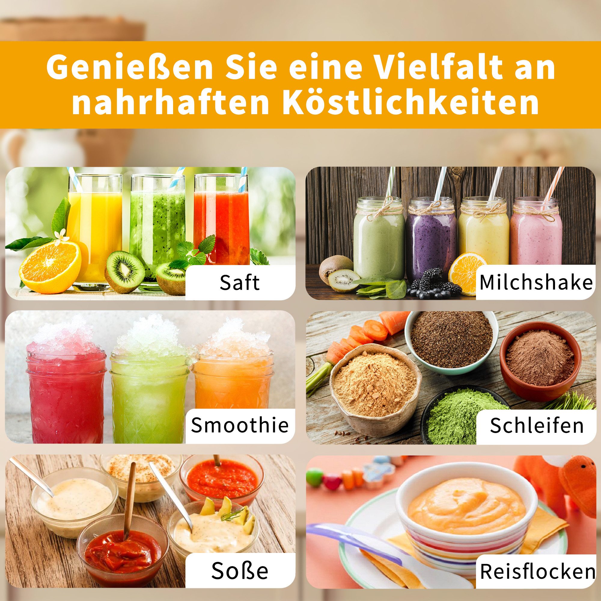 Forrlite Standmixer Standmixer,Mixer VitaBoost,Edelstahl Silber Glas Smoothie Mixer Maker, 1500 W, 1500,00 W Ice Crush Funktion,Milchshaker Blender 1,5 L,Eiscrusher