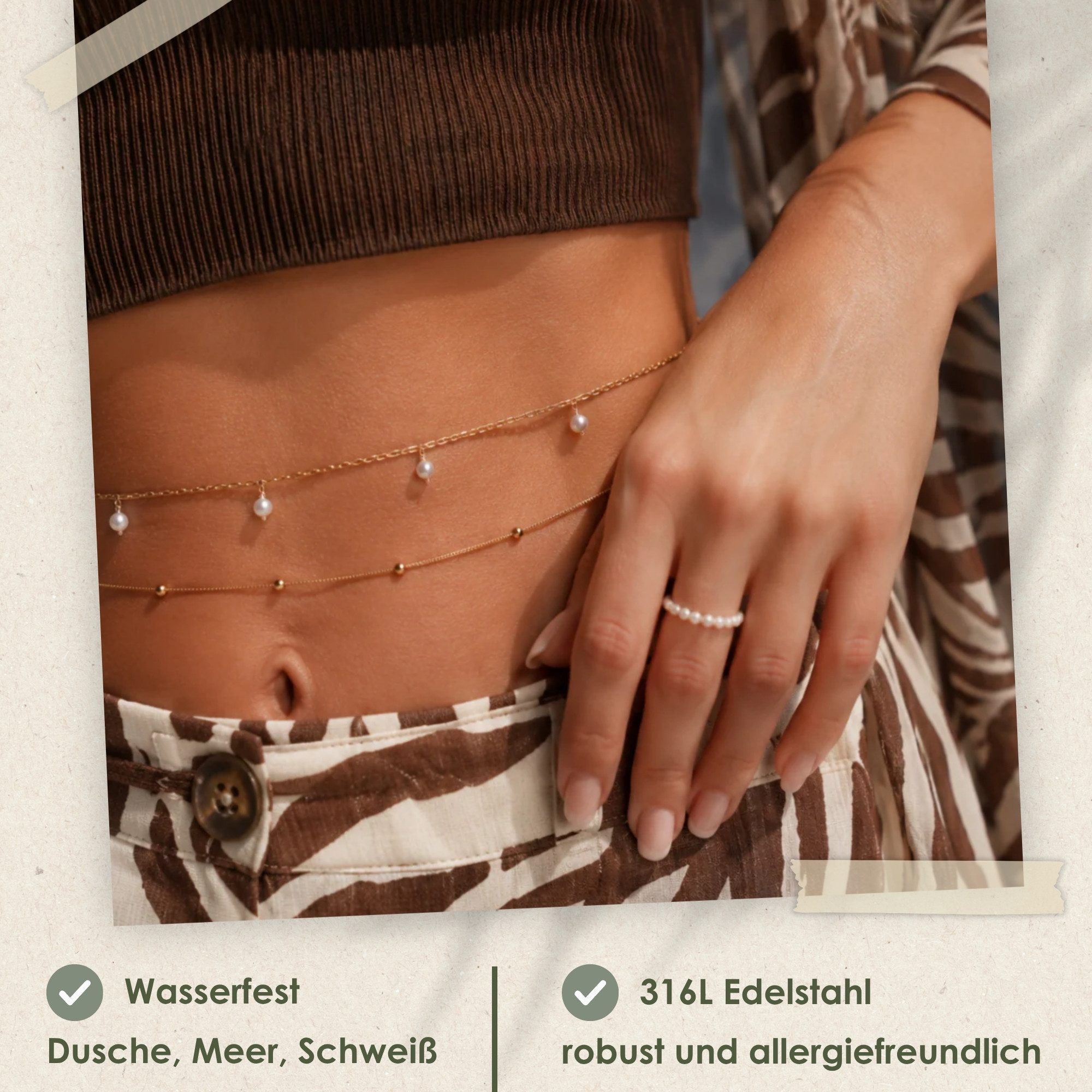 Heideman Schmuck-Adventskalender Summerbox Ibiza silberfarben, Schmuckset mehrteilig Schmuck für Frauen - 5 Schmuckstücke