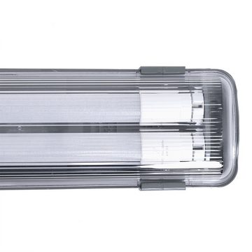 etc-shop Deckenleuchte, 2x 44 W LED Decken Lampen Röhren Industrie Leuchten Feuchtraum Hallen