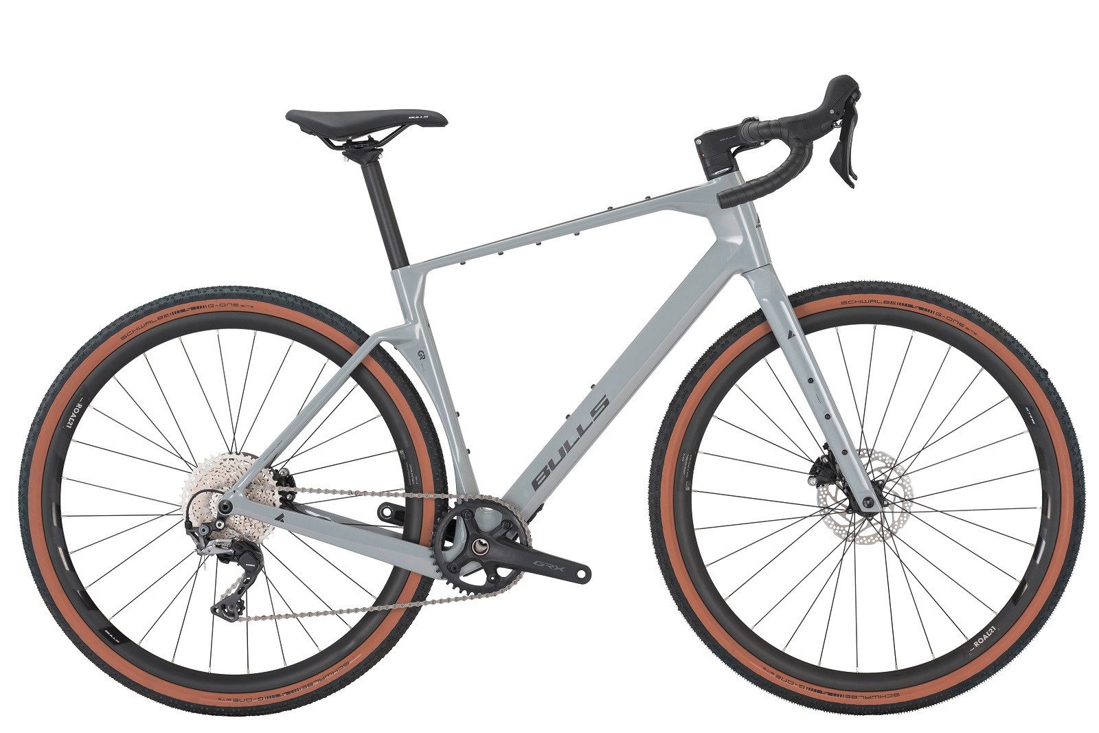 Bulls Gravelbike Bulls Machete 1 grau 2025, 11 Gang Shimano GRX RD-RX812, Kettenschaltung