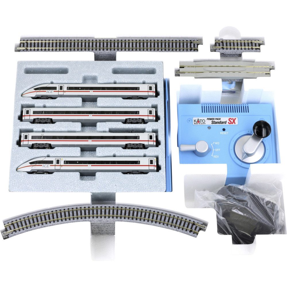 KATO Modelleisenbahn Startpaket KATO K10-008A N Startset ICE4 der DB AG