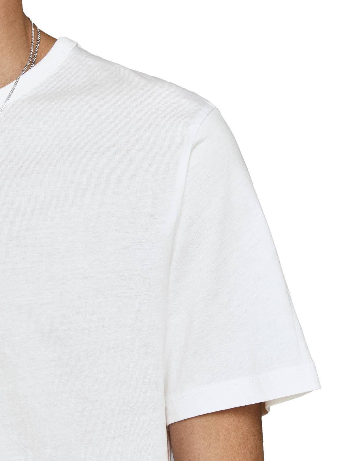 Jack Weiß T-Shirt, CREW TEE Herren T-Shirt - NECK JACBASIC & Jones 4er Pack