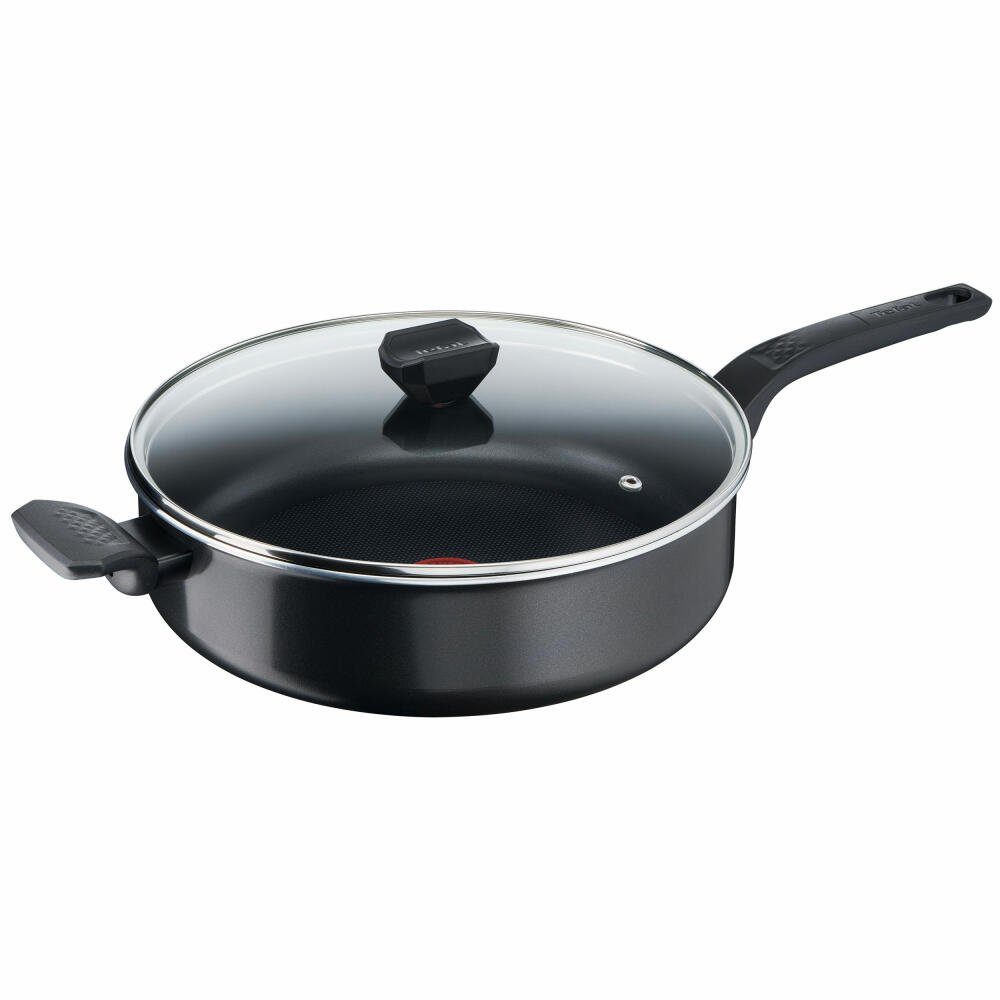 Tefal Schmorpfanne Easy Cook & Clean mit Deckel Aluminium Ø 24 cm, Aluminium